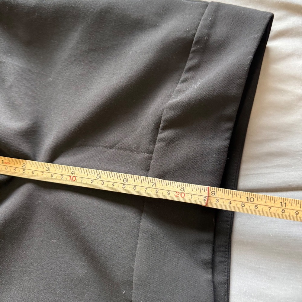 Ann Taylor Modern Fit Trousers Women 4 Black Excellent Flare Leg Mid Rise Pants - Picture 6 of 7